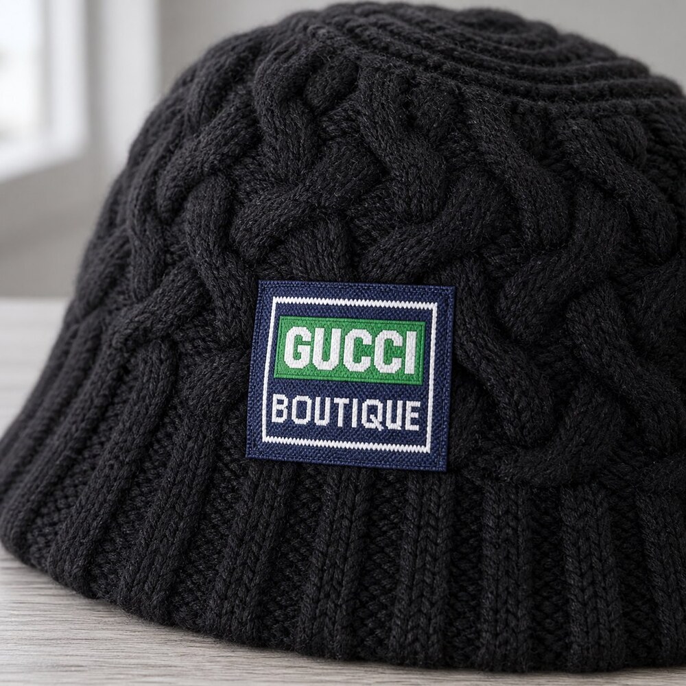 Gucci Cable Knit Bucket Hat - Picture 5 of 6
